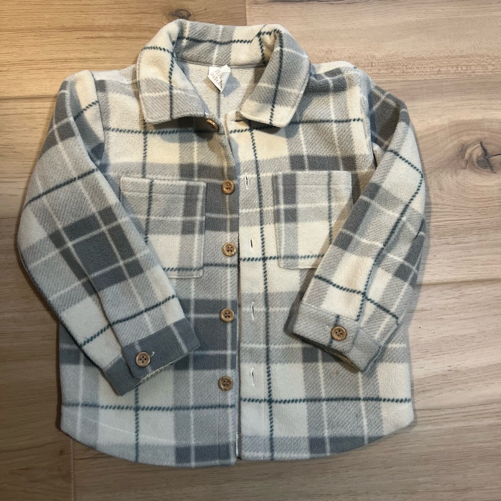 Zara Kids Flannel Shacket